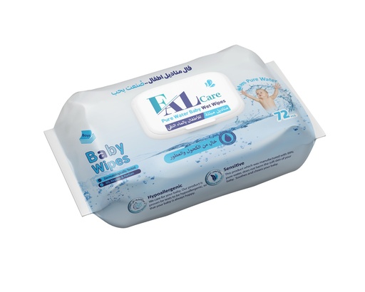 فال كير مناديل مبللة للأطفال بالماء النقي ولادي 1*72 منديل