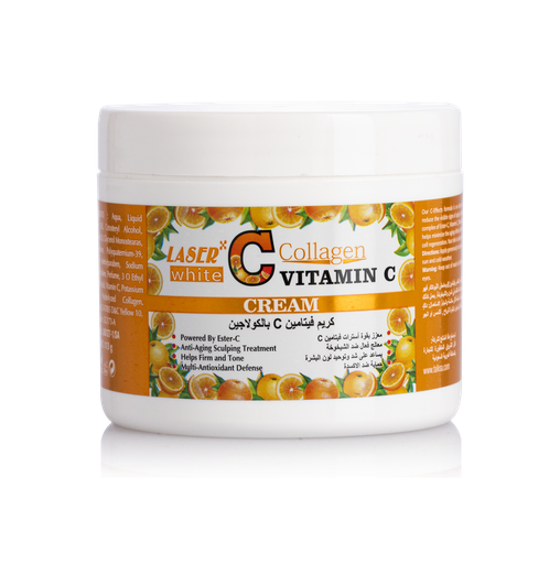Laser White 1806 Vitamin C 113g Collagen Cream فال الشروق المتطورة